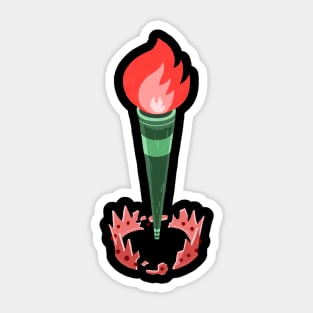 Statue of Liberty Torch Sticker